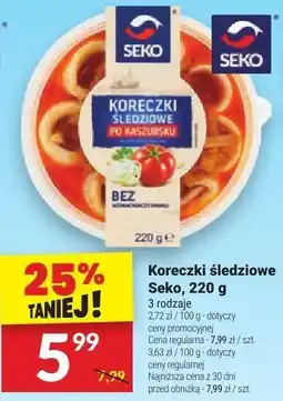 Twój Market Koreczki śledziowe Seko 220 g oferta
