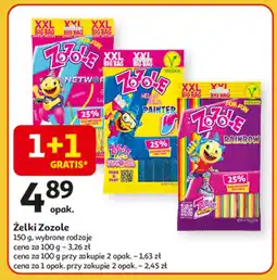 Auchan Żelki kwaśne barwiące język o smaku malinowym MIESZKO ZOZOLE PAINTER oferta