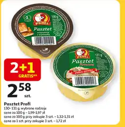 Auchan Pasztet z drobiem firmowy Profi wielkopolski oferta