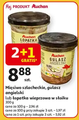 Auchan Łopatka wieprzowa Auchan oferta
