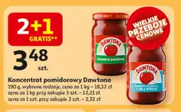 Auchan Koncentrat pomidorowy z solą morską Dawtona oferta