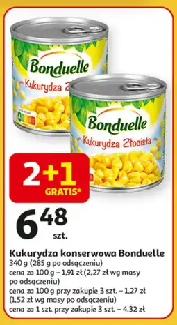 Auchan Kukurydza złocista Bonduelle oferta