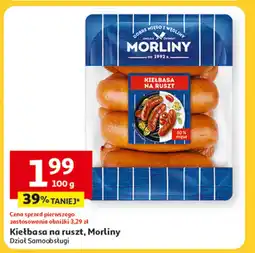 Auchan Kiełbasa na ruszt Morliny oferta