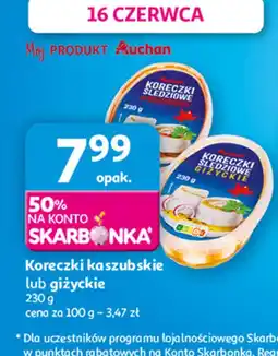 Auchan Koreczki giżyckie Auchan oferta