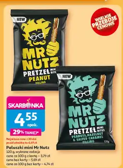 Auchan Paluszki ze słonym karmelem Mr. nutz oferta