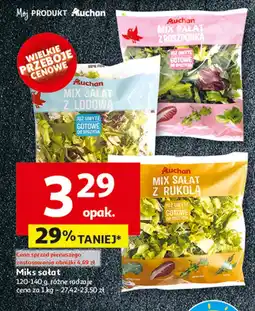Auchan Mix sałat z rukolą Auchan oferta