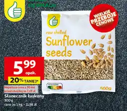 Auchan Słonecznik łuskany Podniesiony kciuk oferta
