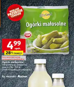 Auchan Ogórki małosolne Stefanek oferta