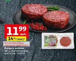 Auchan Burger wołowy Auchan pewni dobrego oferta