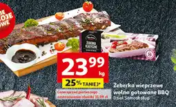 Auchan Żeberka wieprzowe z sosem barbeque Morliny oferta