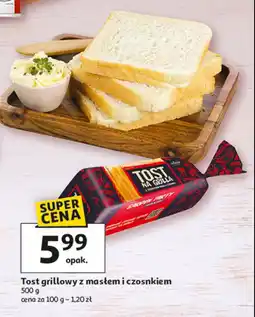 Auchan Tost na grilla z masłem i czosnkiem oferta