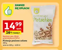 Auchan Pistacje prażone solone Podniesiony kciuk oferta