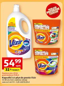 Auchan Kapsułki do prania Vizir oferta