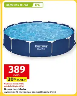 Auchan Basen na stelażu Bestway oferta