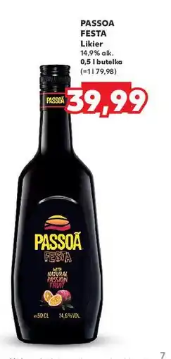 Kaufland Likier Passoa Festa oferta