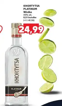 Kaufland Wódka Khortytsa Platinium oferta