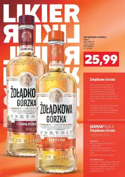 Kaufland Wódka Żołądkowa Gorzka Tradycyjna oferta