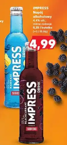 Kaufland Drink blackcurrant Sobieski Impress oferta