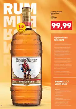 Kaufland Rum Captain Morgan Spiced Gold oferta