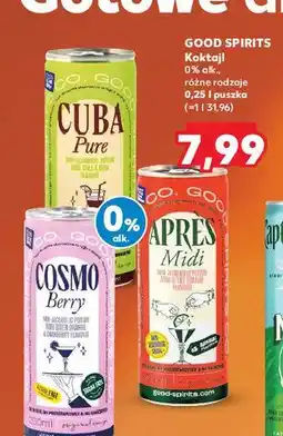 Kaufland Drink bezalkoholowy apres midi Good Spirits oferta