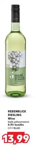 Kaufland Wino Rebenblick Riesling oferta