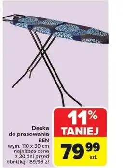 Carrefour Deska do prasowania BEN oferta