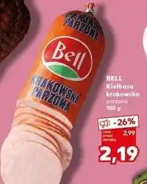 Kaufland Kiełbasa krakowska parzona Bell Polska oferta