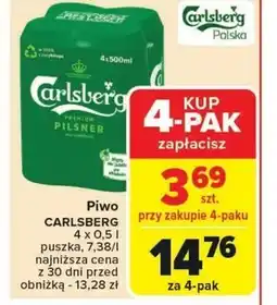 Carrefour Piwo Carlsberg oferta