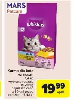 Carrefour Karma dla kota Whiskas oferta