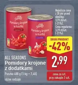 ALDI Pomidory krojone w kostkę All seasons oferta