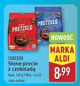 ALDI Precle słone z czekoladą mleczną Choceur oferta