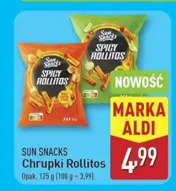 ALDI Chrupki rollitos chilli-lime SUN SNACKS oferta