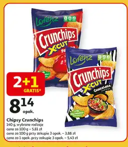Auchan Chipsy chakalaka Crunchips lorenz oferta