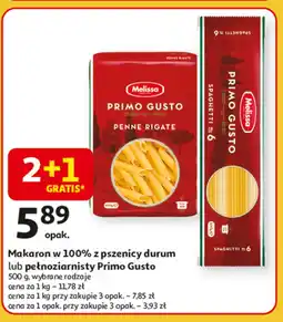 Auchan Makaron spaghetti nr 6 Melissa primo gusto oferta