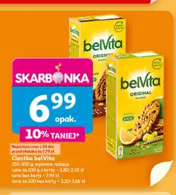 Auchan Ciastka kakaowe Belvita oferta