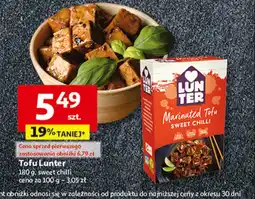 Auchan Tofu sweet chilli Lunter oferta
