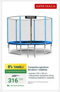 ERLI Trampolina ogrodowa oferta