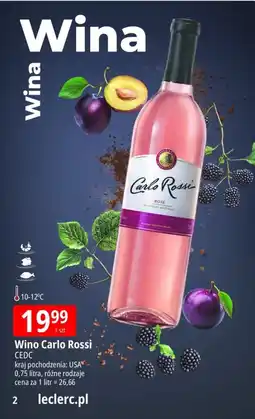 E.Leclerc Wino Carlo Rossi oferta