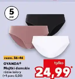 Kaufland Majtki damskie z wysokim stanem 36-46 Oyanda oferta