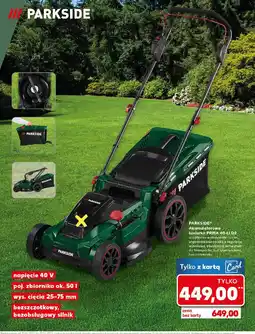 Kaufland Kosiarka akumulatorowa 40 v Parkside oferta