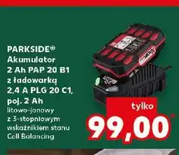 Kaufland Akumulator litowo-jonowy 2ah z ładowarką Parkside oferta
