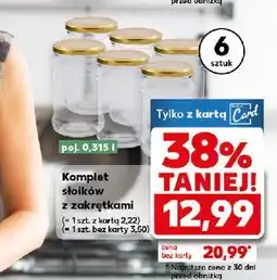 Kaufland Słoik z zakrętką 315 ml oferta