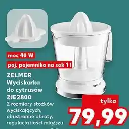 Kaufland Wyciskarka zje2800 Zelmer oferta