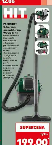 Kaufland Odkurzacz akumulatorowy 20 v Parkside oferta