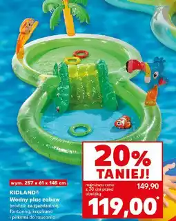 Kaufland Wodny plac zabaw 257 x 71 152.5 cm Kidland oferta
