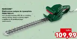 Kaufland Nożyce elektryczne do żywopłotu 450 w Parkside oferta