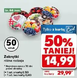 Kaufland Zakrętki 66 mm oferta