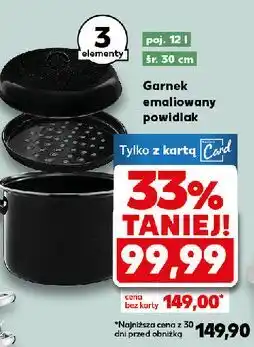Kaufland Garnek emaliowany powidlak 12 l oferta