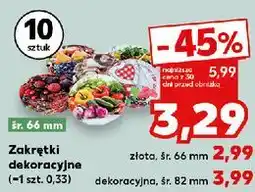 Kaufland Zakrętki do słoików 66 mm owoce oferta