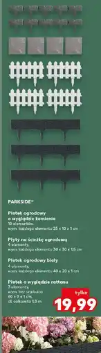Kaufland Płotek o wyglądzie rattanu Parkside oferta